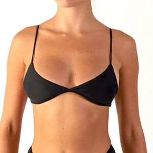 Tropic of C ischia top in black terra